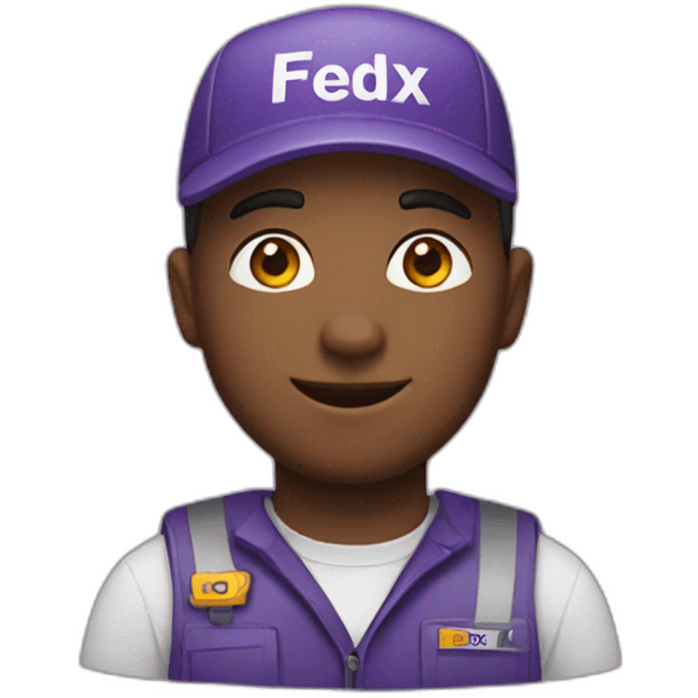 FedEx driver emoji