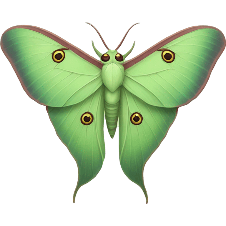 Luna Moth emoji