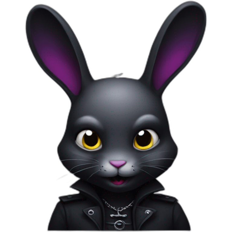 goth evil rabbit emoji