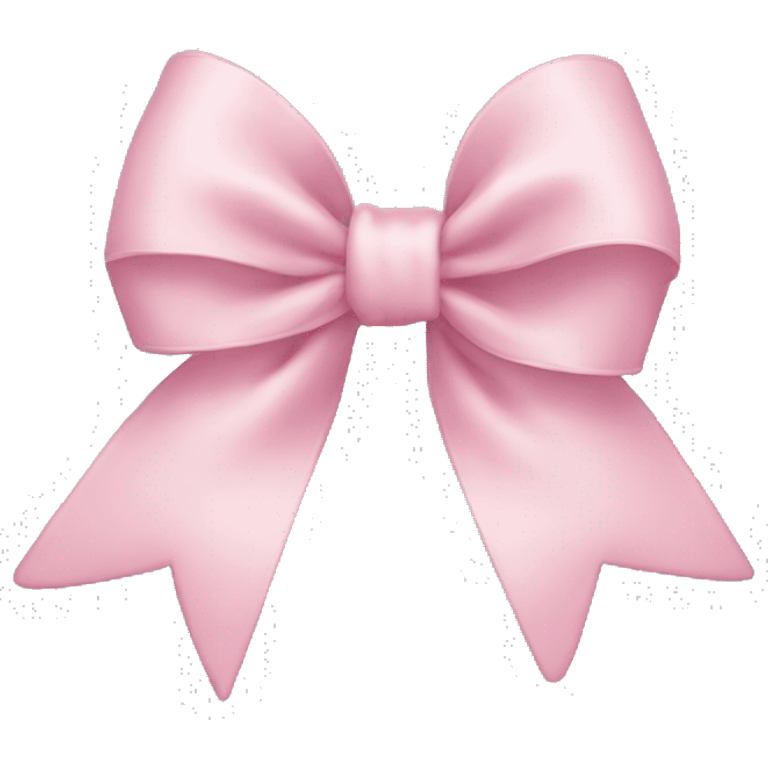 Light pink bow emoji