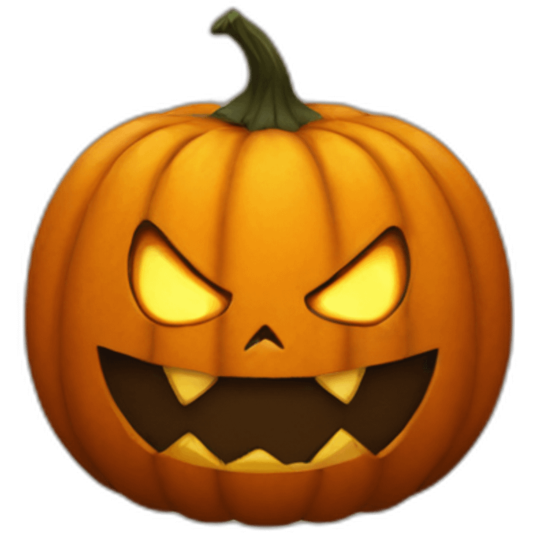 evil pumkin emoji