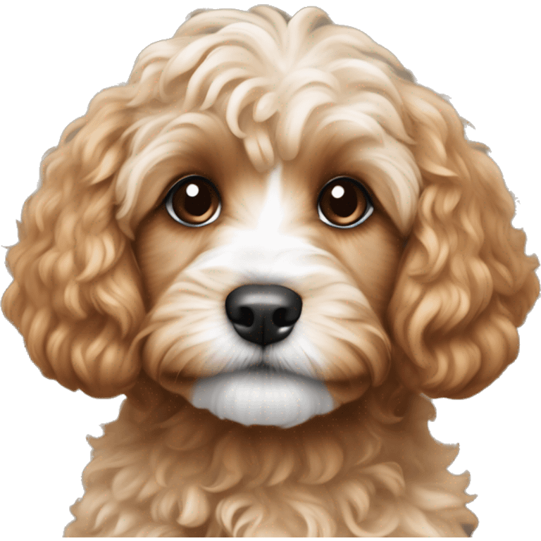 Cavapoo puppie emoji