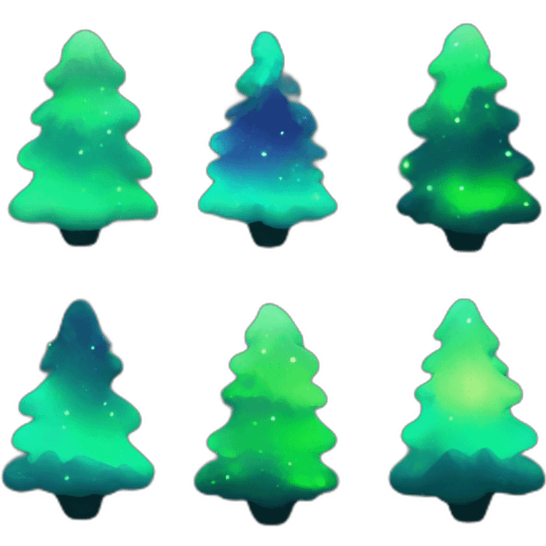 Northern lights emojis emoji