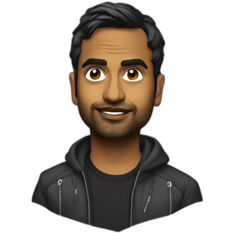 Aziz ansari cyberpunk emoji