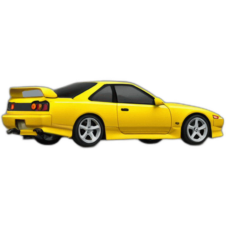 Yellow-Nissan-silvia-s13 emoji