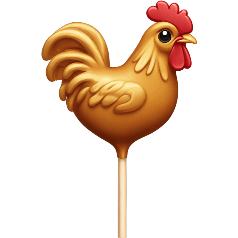 caramel lollipop cockerel emoji