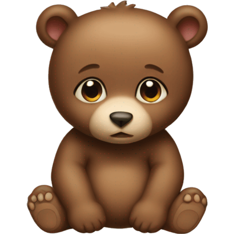 Bear baby  emoji