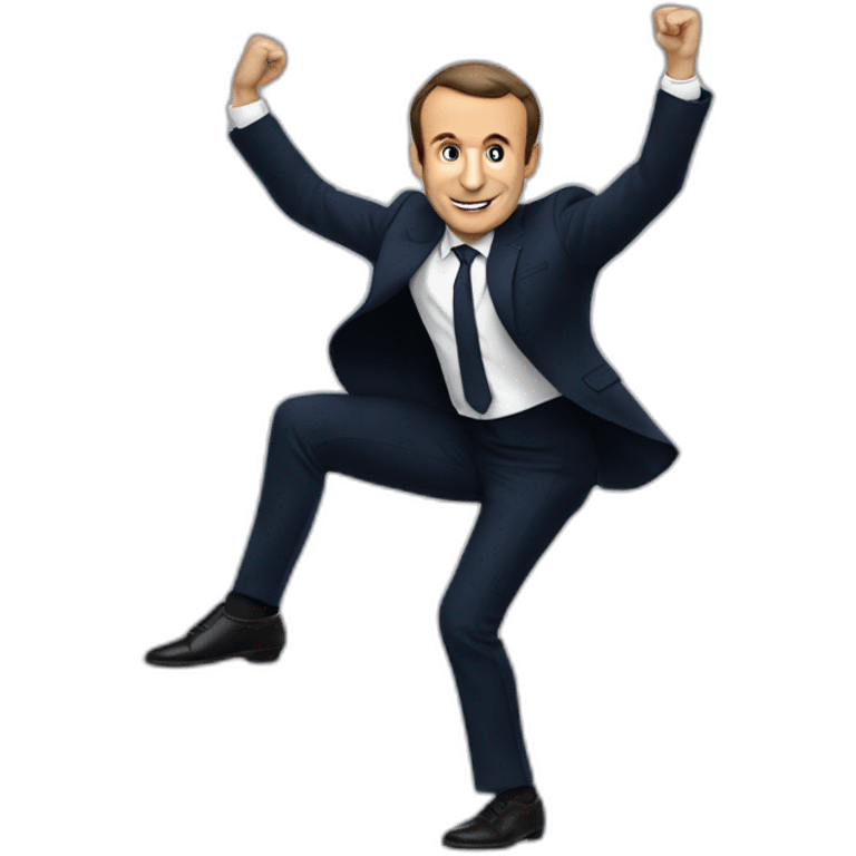 Macron qui danse emoji