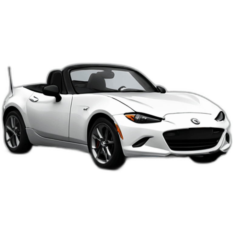 White Mx5 my2020 emoji