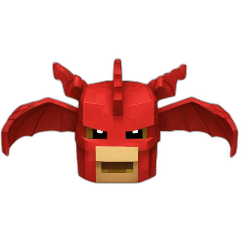 head hat Red dragon epic Minecraft emoji