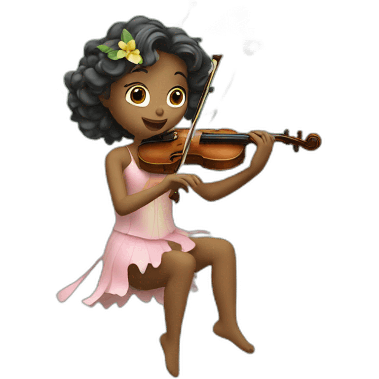 Fairies playing violin emoji