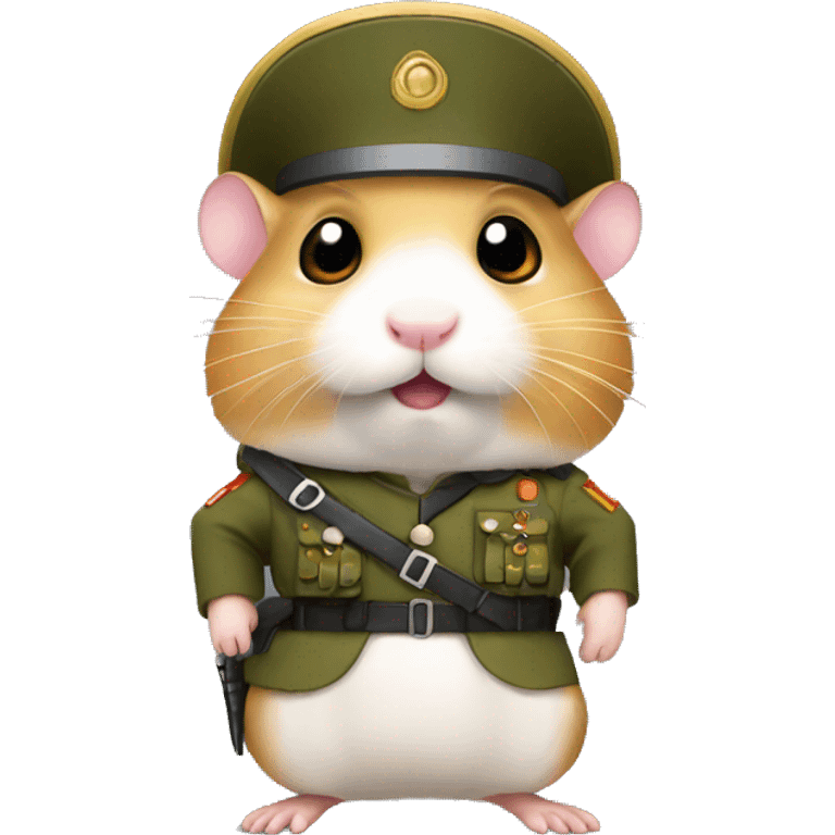 hamster soldier emoji