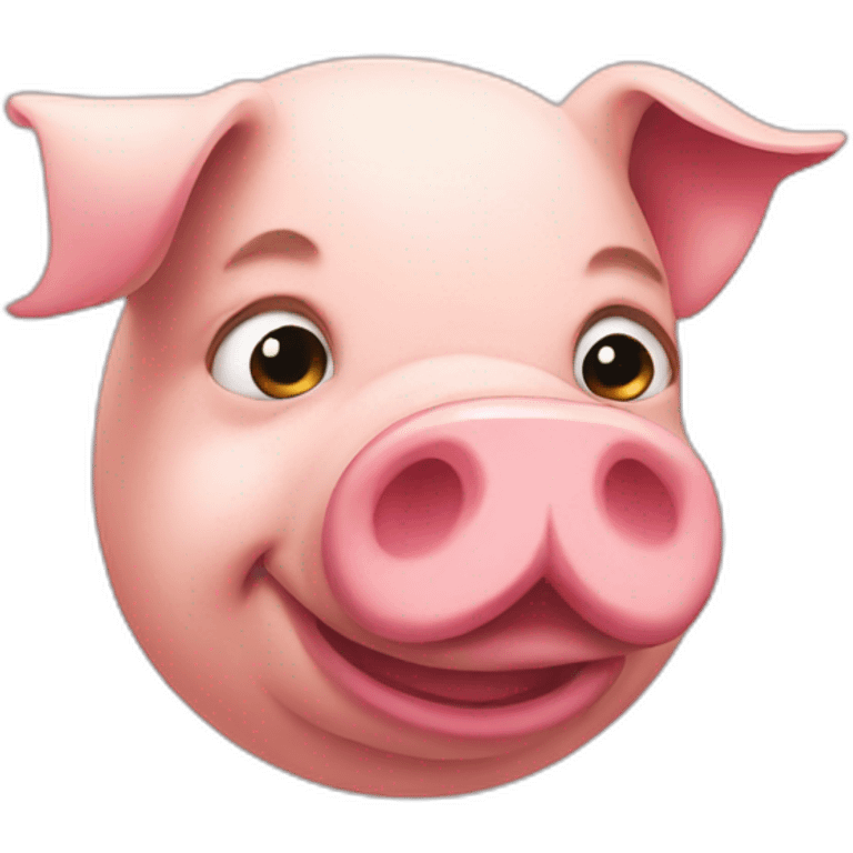 drunk pig emoji