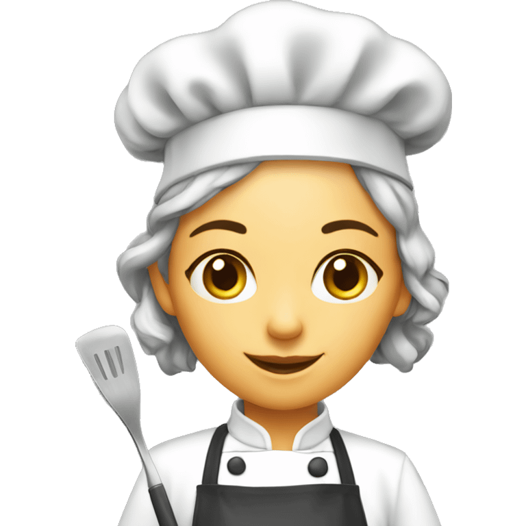 Chef female bring spatula emoji