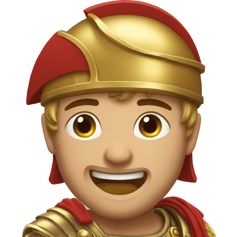 roman soldier crying out of laughter emoji