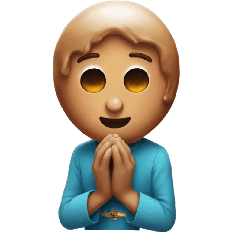 Praying donut  emoji