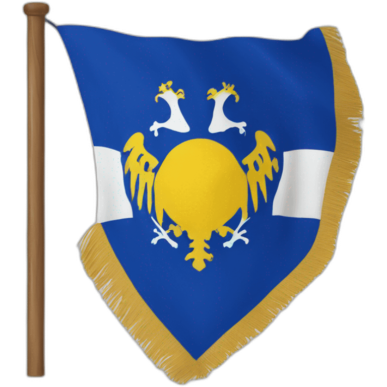 Bosnian old flag emoji