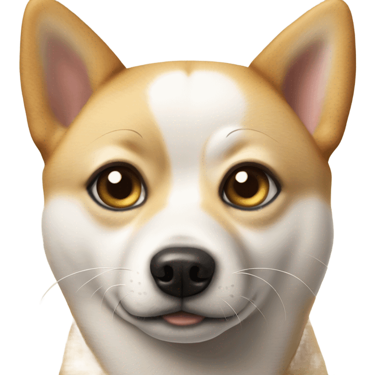 shiba inu gazing with intent - Chihuahua  emoji