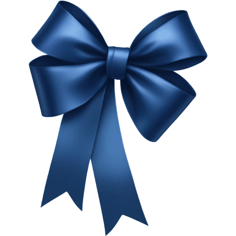 Dark blue ribbon emoji