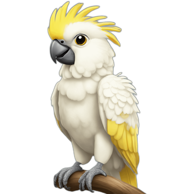 yellow crested cockatoo emoji