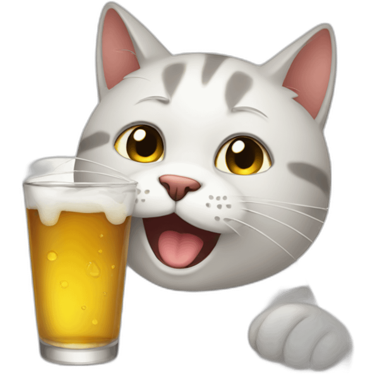 drunk cat emoji