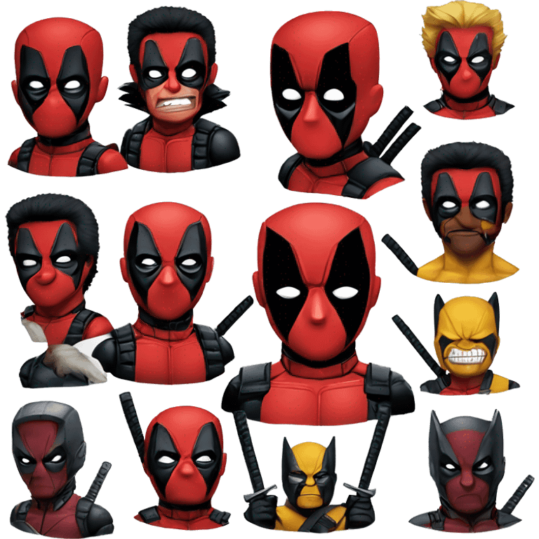 Deadpool x wolverine emoji