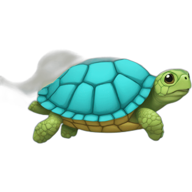 tortue bleue emoji