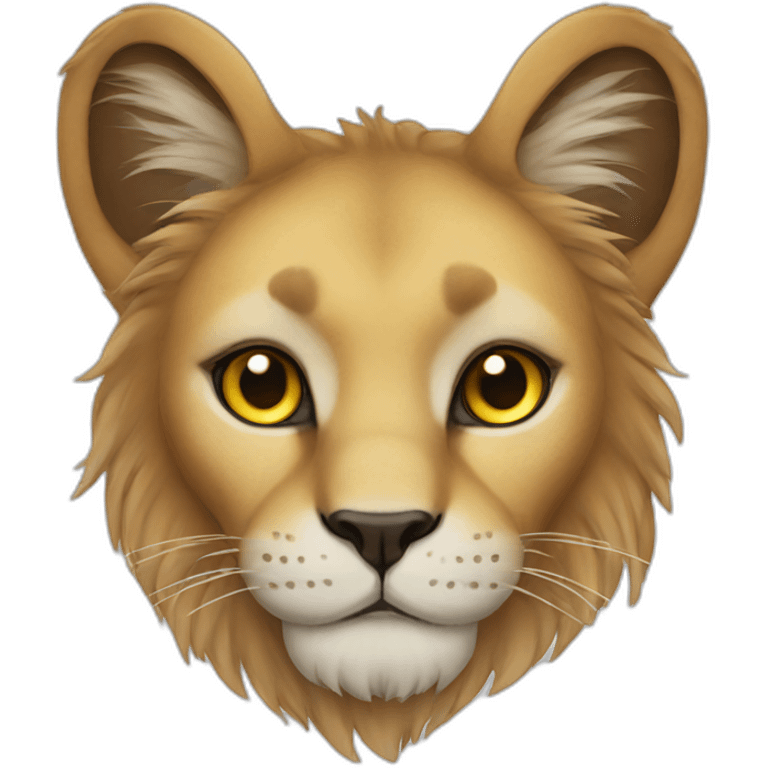 lion cat emoji