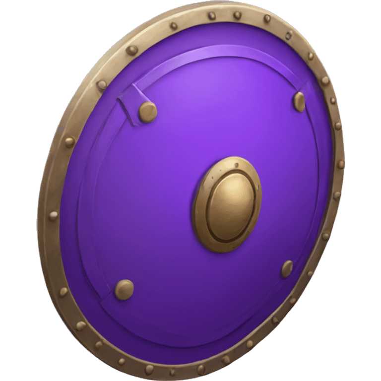 gladiator circular shield purple emoji