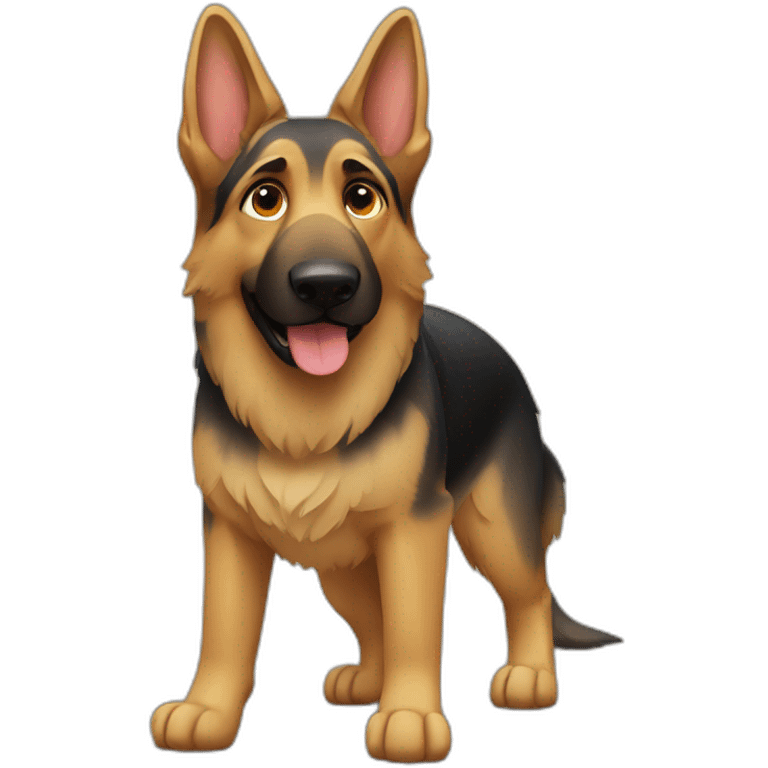 German Shepherd Dog Full Body emoji