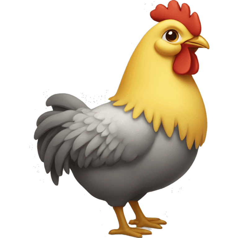 Un pollito amoroso emoji