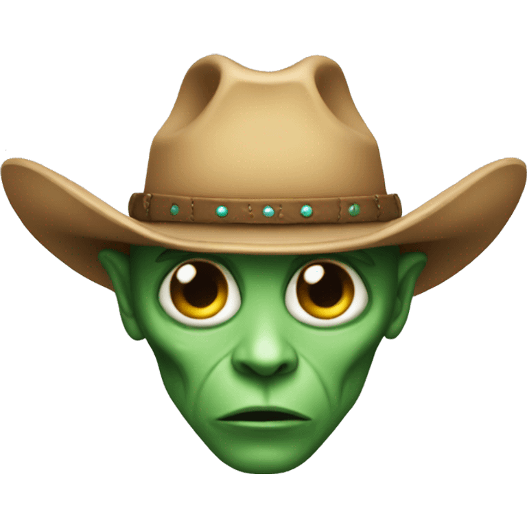 Cowboy alien  emoji