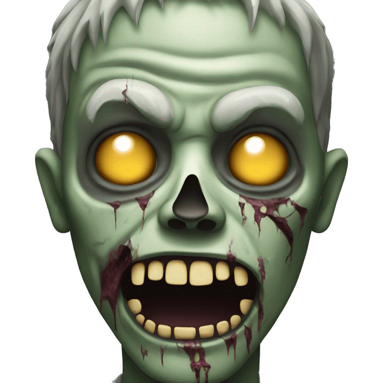 Zombie app in an iphone emoji