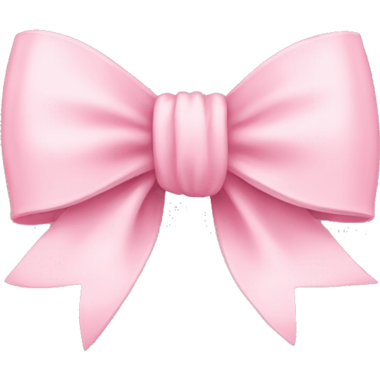 Pastel pink bow emoji