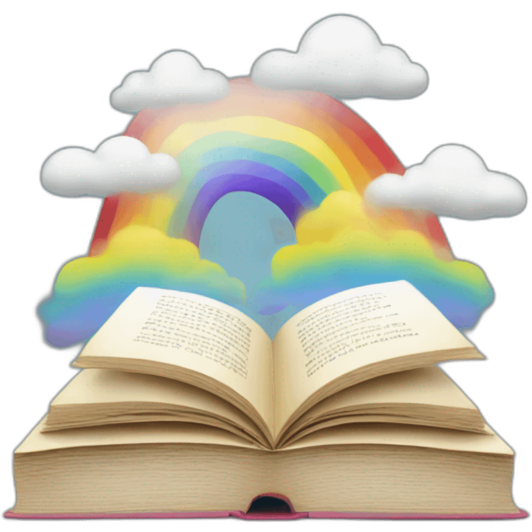 book with rainbow emoji