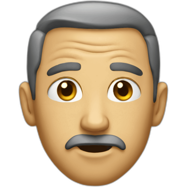 Strange man emoji