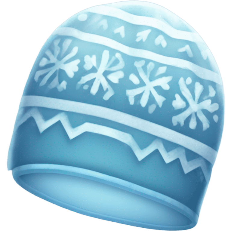 Frozen hat emoji