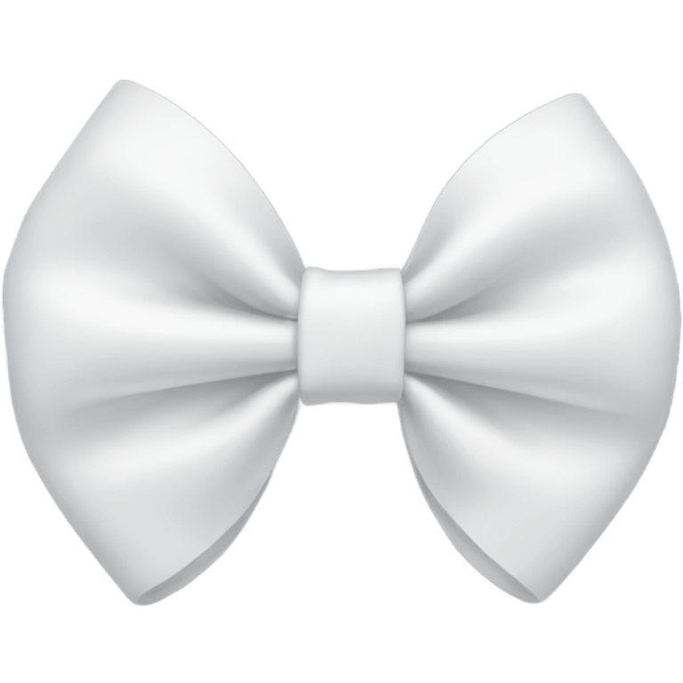 white bow emoji