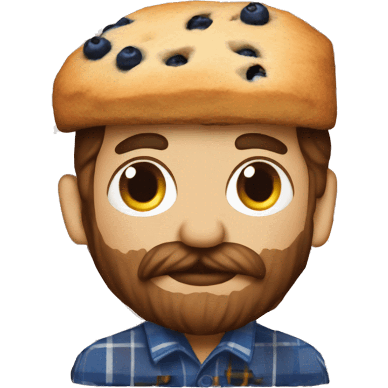 Lumberjack Blueberry Scone emoji