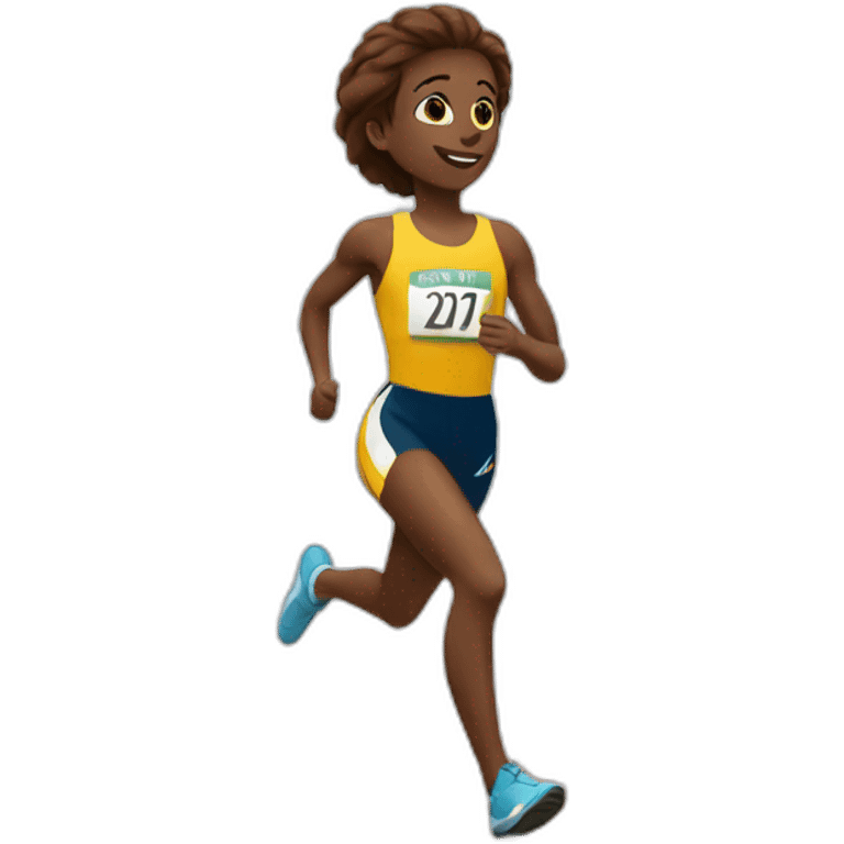 track runner emoji