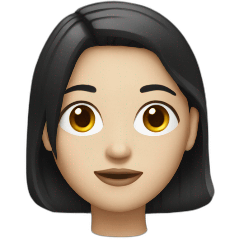 women with blac hair filling calculate emoji