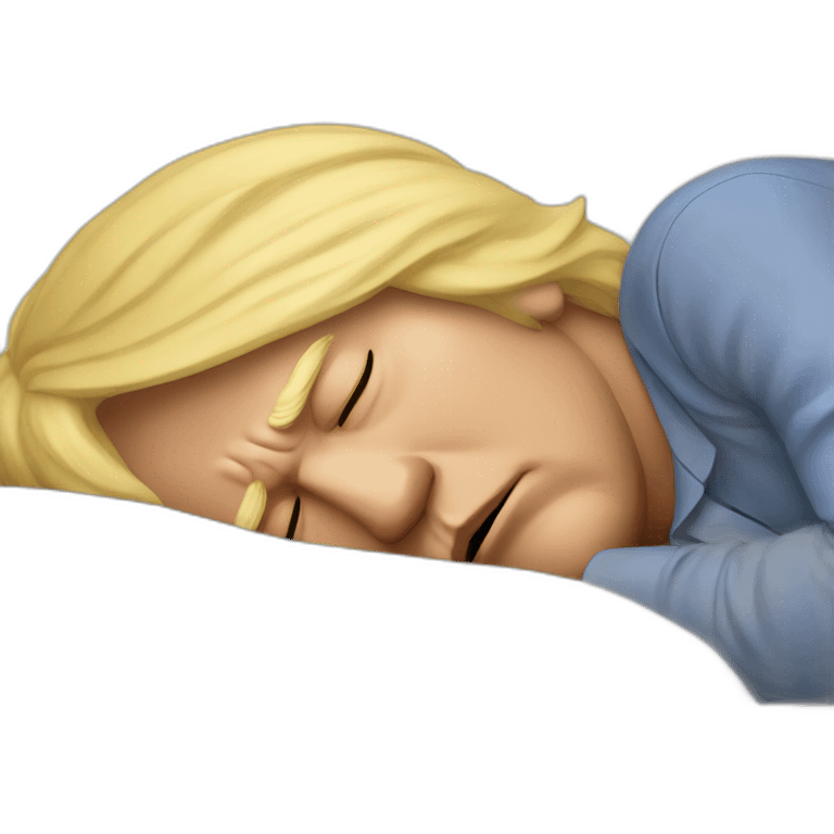 trump sleeping emoji