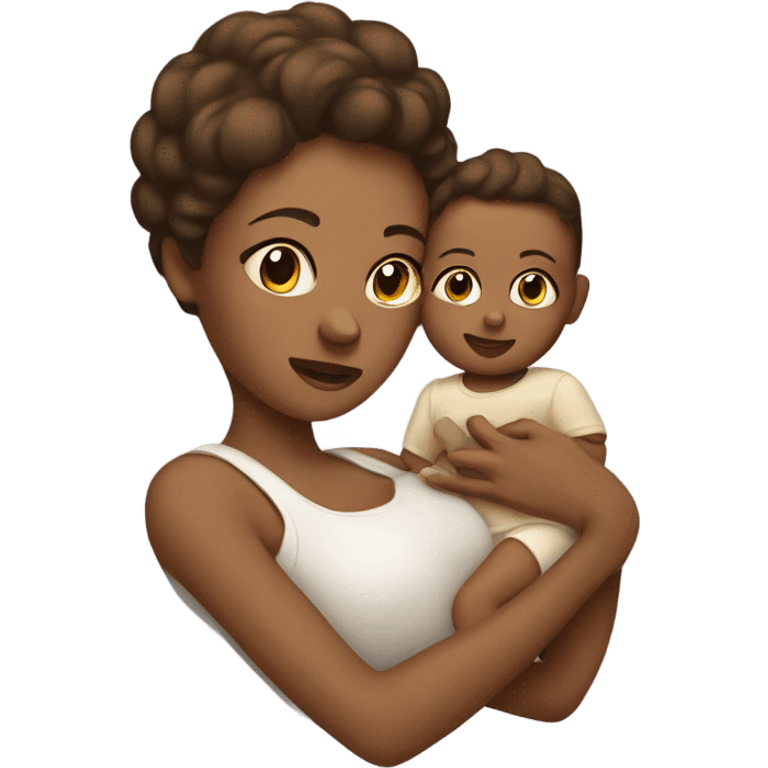 Baby and mommy emoji