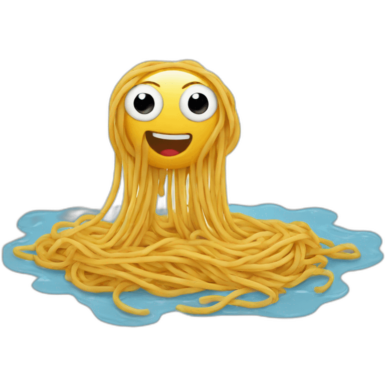 spaghetti in river emoji