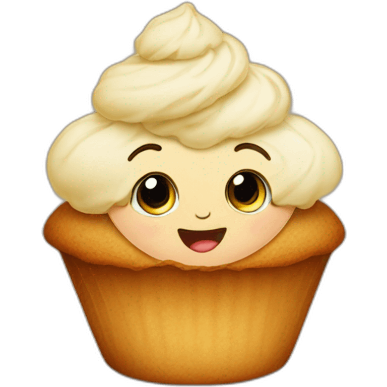 baby inside a muffin emoji