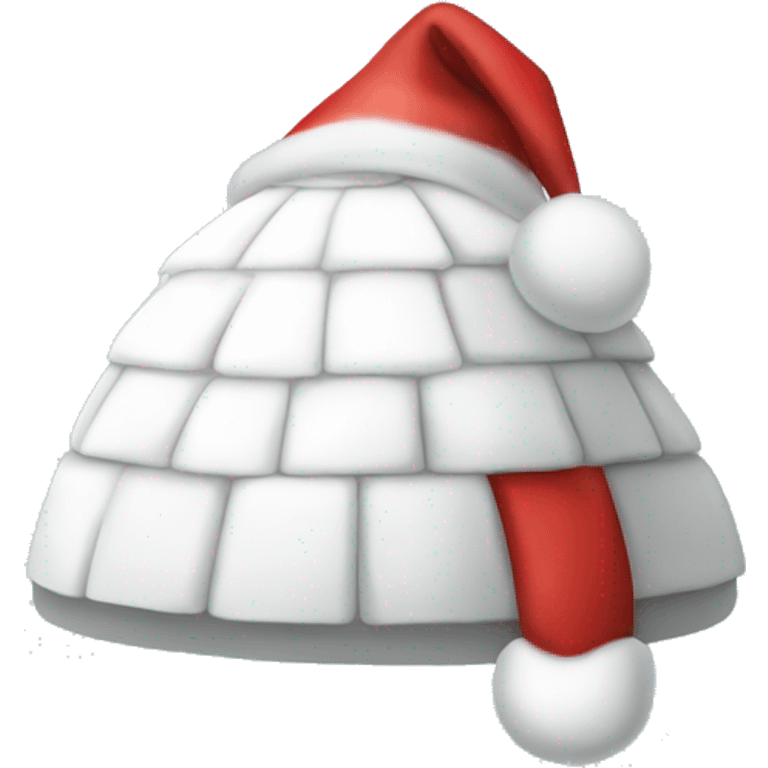 igloo xmas santa hat emoji