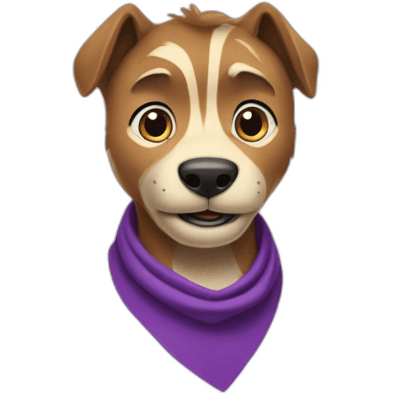 akela from the jungle book with a purple scout neckerchief emoji