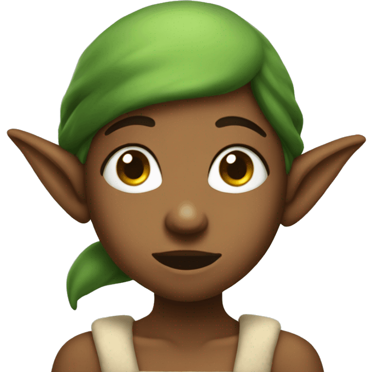 Itchy girl elf emoji