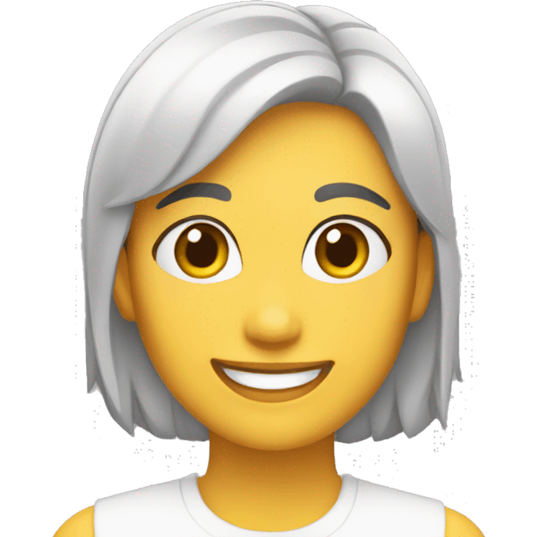 Chica latina cm sonriente  emoji