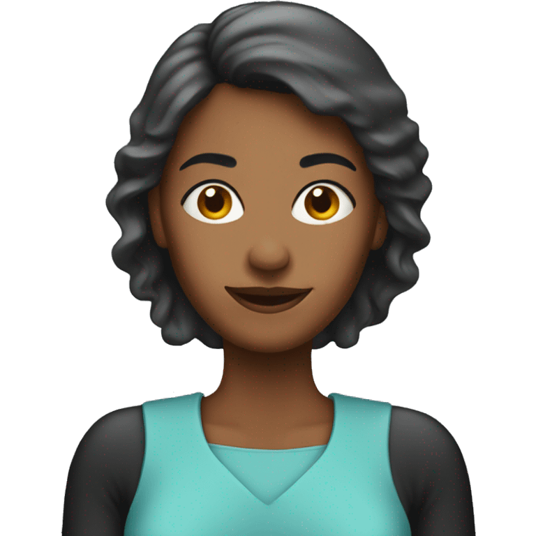 Woman with a credit card emoji